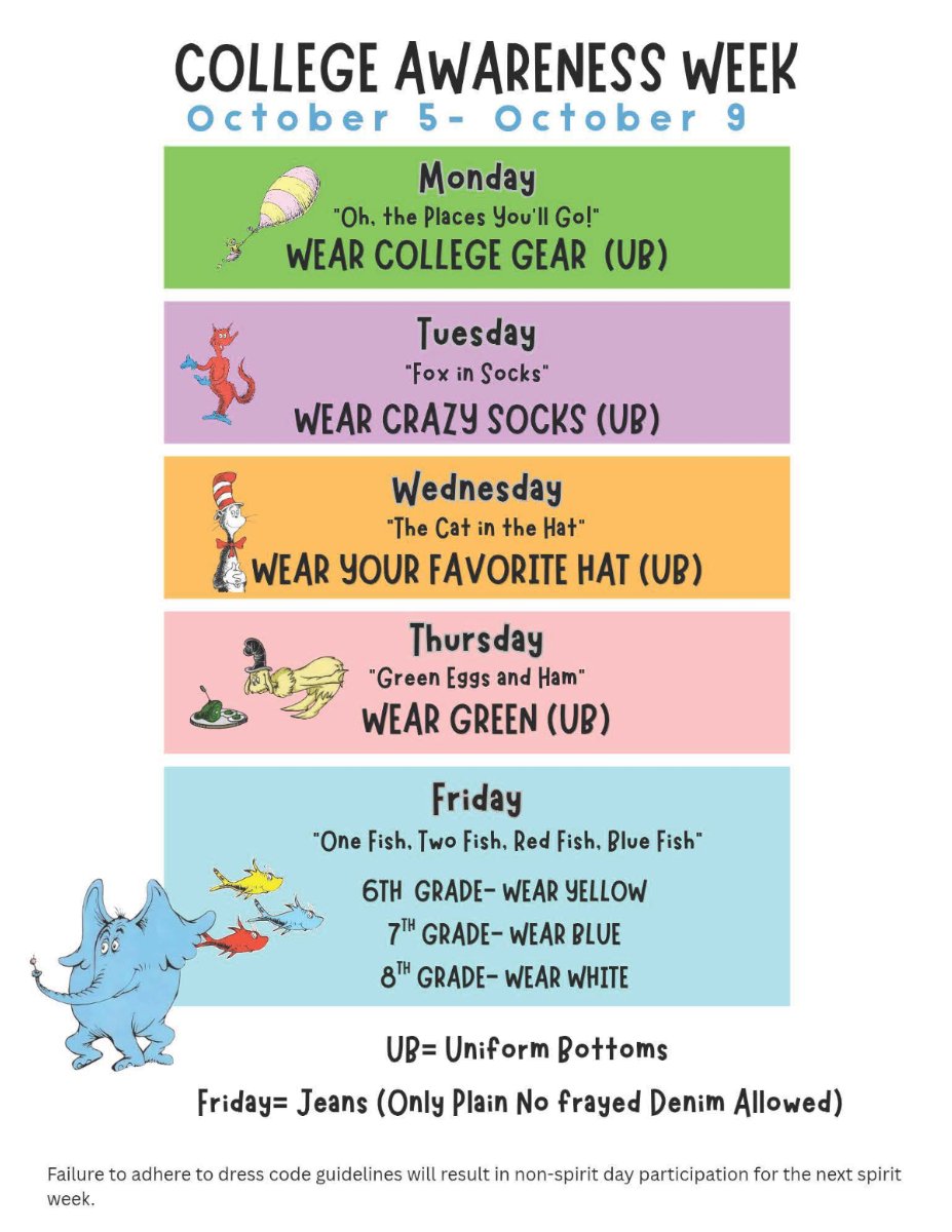 college awareness activity flyer